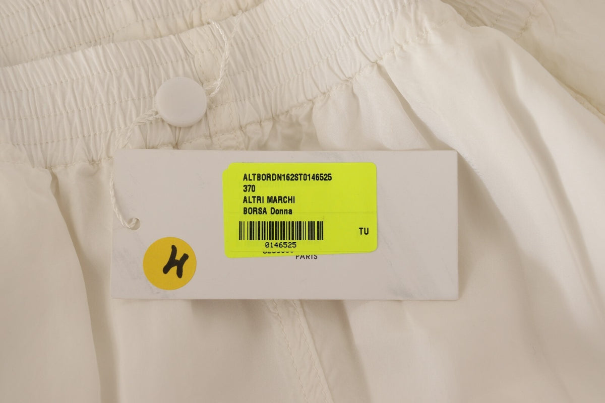 Elevate your wardrobe with Maison Margiela's White High Waist Cropped Trouser Pants, crafted from luxurious viscose, embodying timeless elegance and exquisite craftsmanship.