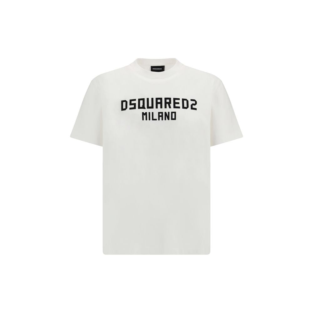 Dsquared² White Cotton T-Shirt – Designer Luxury Essentials