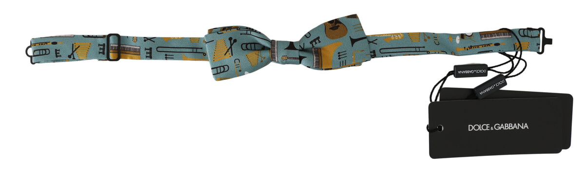 Elevate your style with the Dolce & Gabbana Mint Green Jazz Club Bow Tie, a silk masterpiece that embodies Italian elegance and sophisticated allure for every occasion.