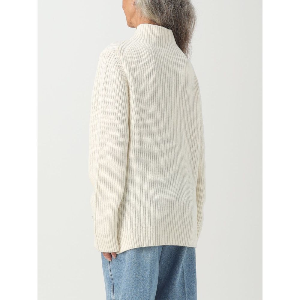 Elevate your elegance with the Michael Kors Bicolor Merino Wool Sweatshirt, a luxurious blend of comfort and sophistication, perfect for any occasion.
