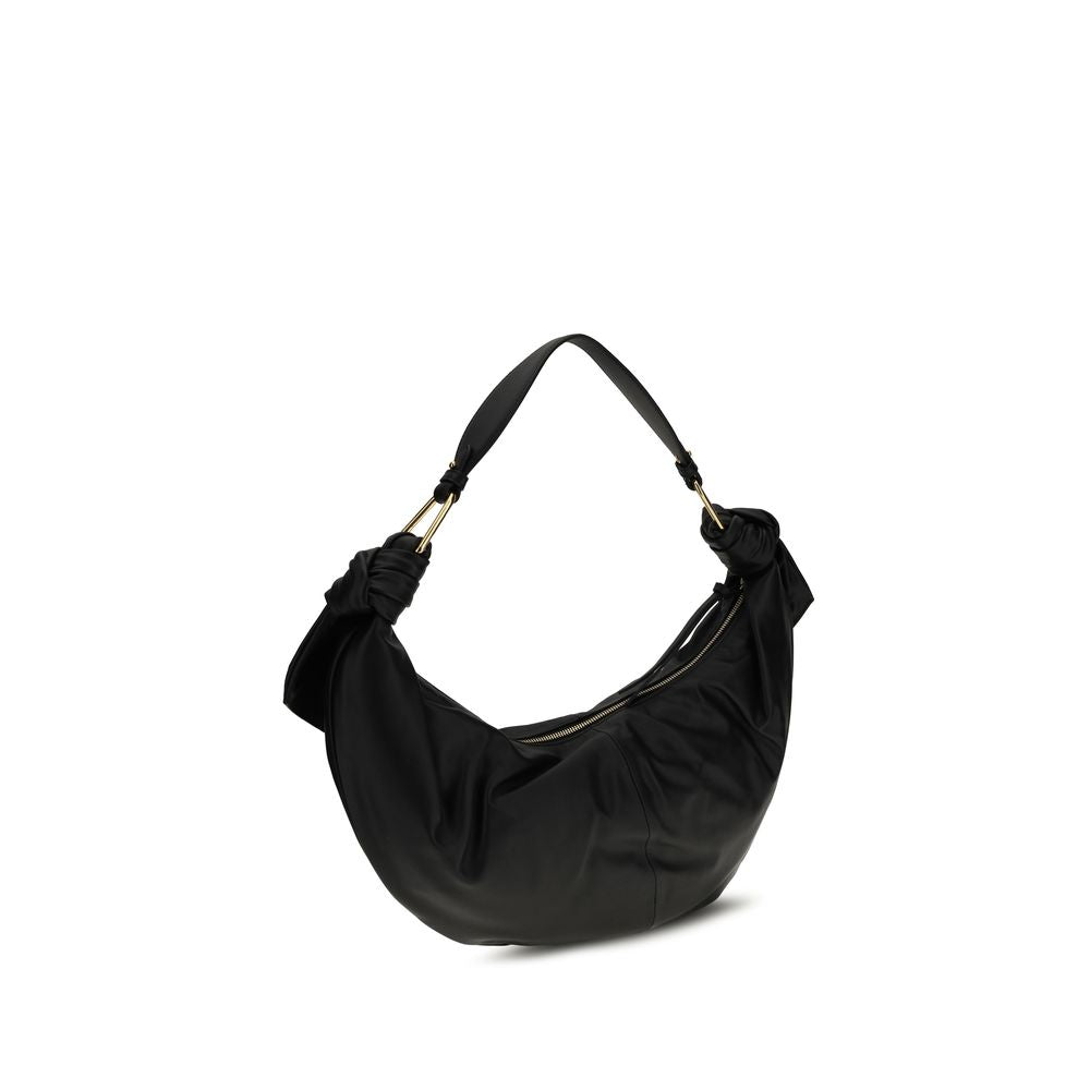 Discover the Coccinelle Black Calf Leather Bos Taurus Shoulder Bag, a symbol of refined luxury and exquisite craftsmanship, perfect for elevating any ensemble.