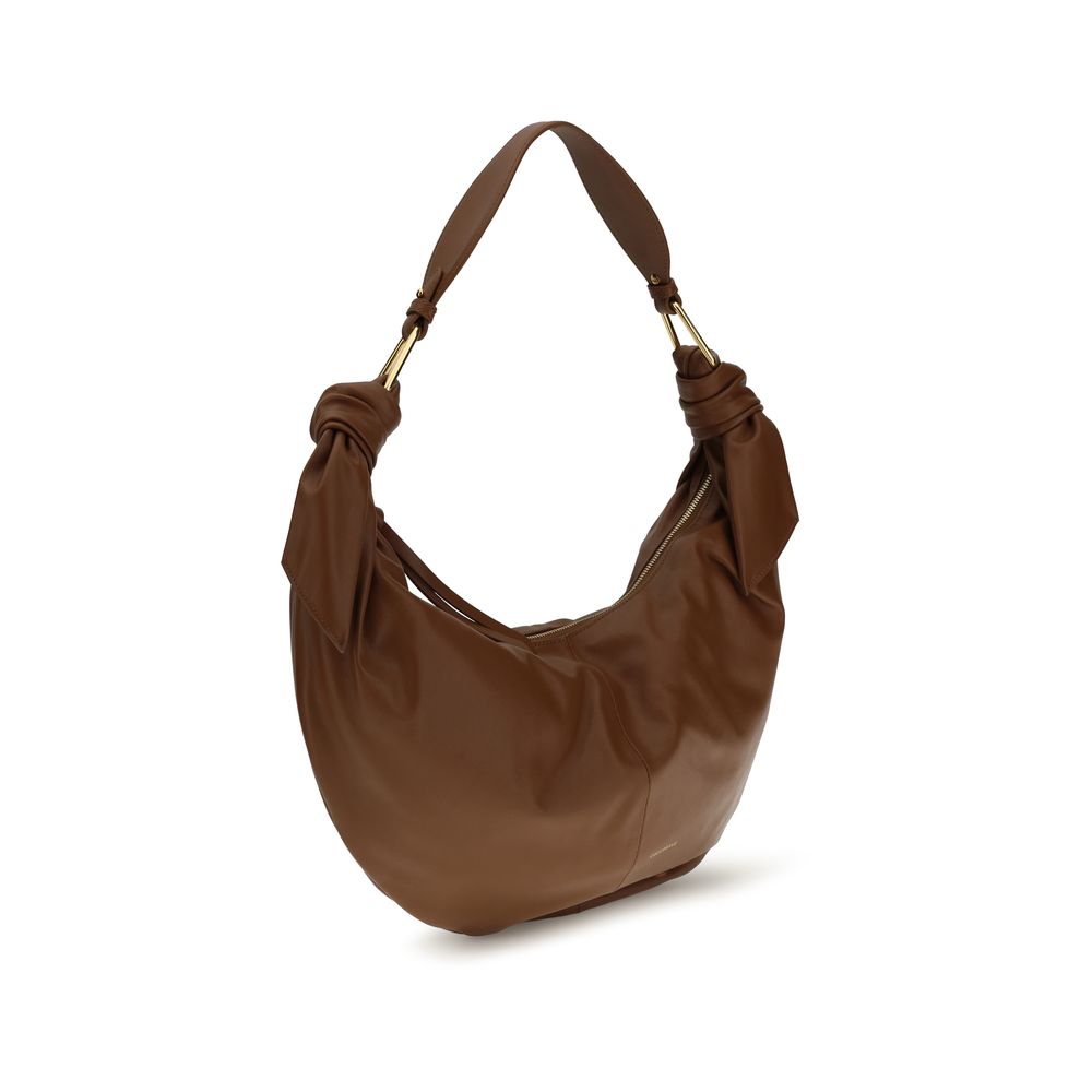 Coccinelle Brown Calf Leather Shoulder Bag – Artisanal Luxury