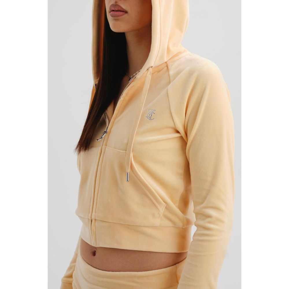 Indulge in the Juicy Couture Natural Polyester Sweatshirt, where luxurious comfort meets exquisite craftsmanship, perfect for elevating your everyday elegance.