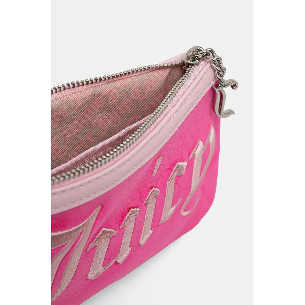Discover the Juicy Couture Pink Polyester Shoulder Bag, a masterpiece of craftsmanship and elegance, perfect for elevating your style with luxurious allure.