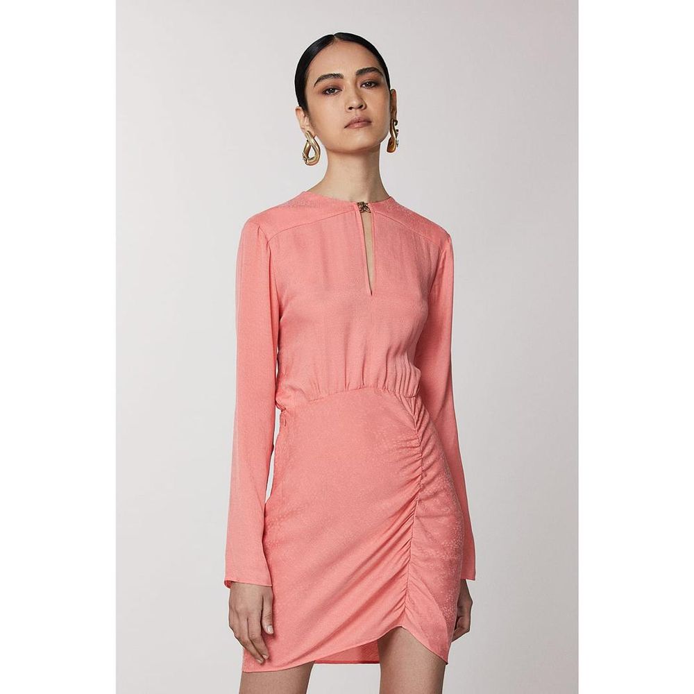 Patrizia Pepe Pink Copper Casual Dress - Effortless Elegance