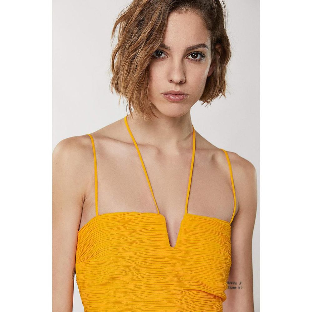 Patrizia Pepe Orange Casual Dress - Embrace Luxury Elegance