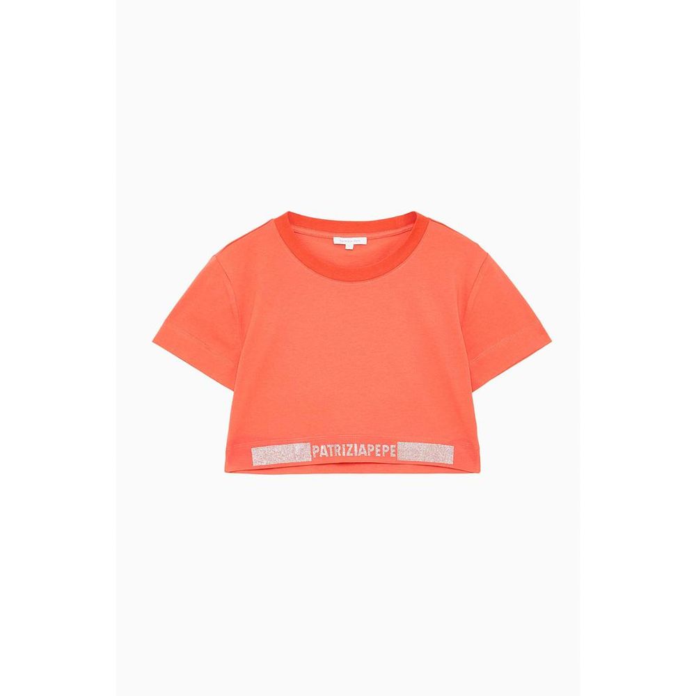 Elevate your wardrobe with the Patrizia Pepe Pink Cotton Tank Top, a testament to artisanal elegance crafted from luxurious cotton, perfect for any sophisticated occasion.