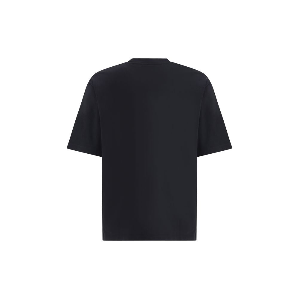 Dsquared² Black Cotton T-Shirt – Artisanal Luxury Redefined
