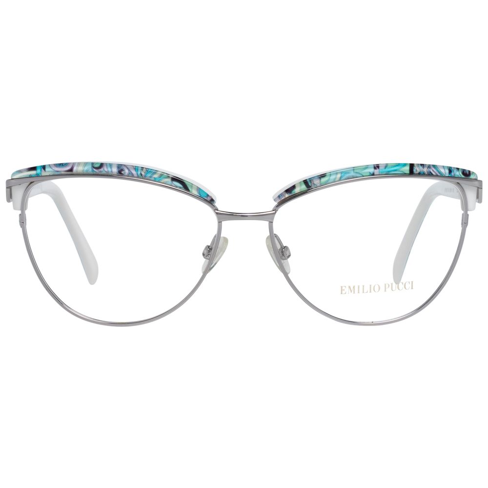 Emilio Pucci Gray Metal Glasses - Luxurious Designer Eyewear
