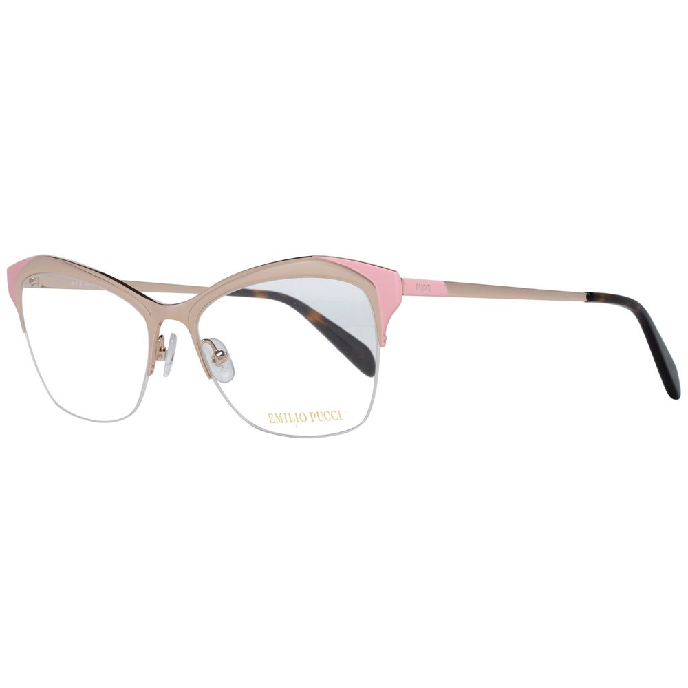 Emilio Pucci Gold Metal Glasses – Artisanal Luxury Eyewear