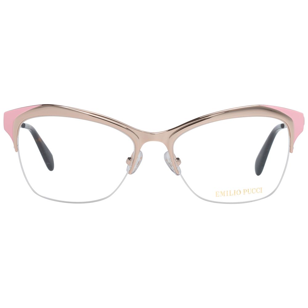 Emilio Pucci Gold Metal Glasses – Artisanal Luxury Eyewear