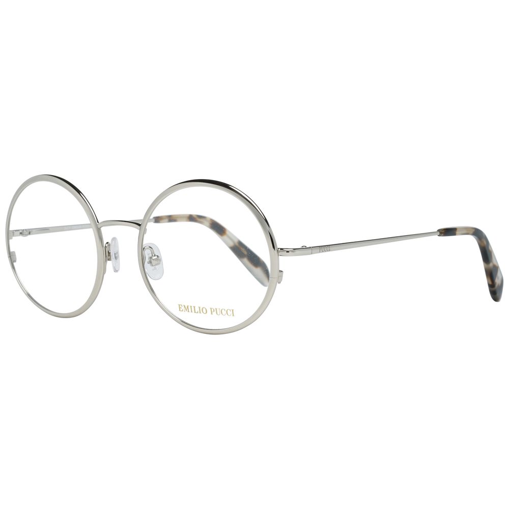 Emilio Pucci Gray Metal Glasses - Designer Luxury Eyewear