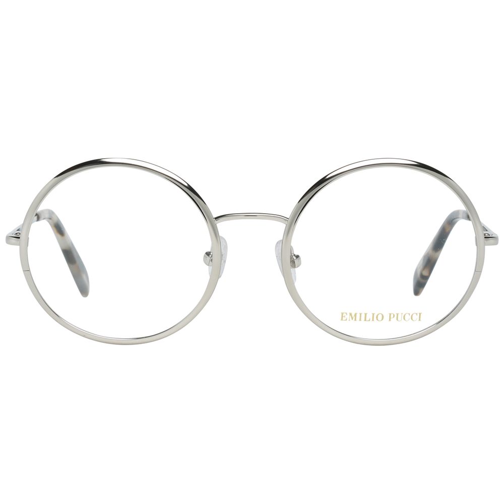 Emilio Pucci Gray Metal Glasses - Artisanal Luxury Eyewear