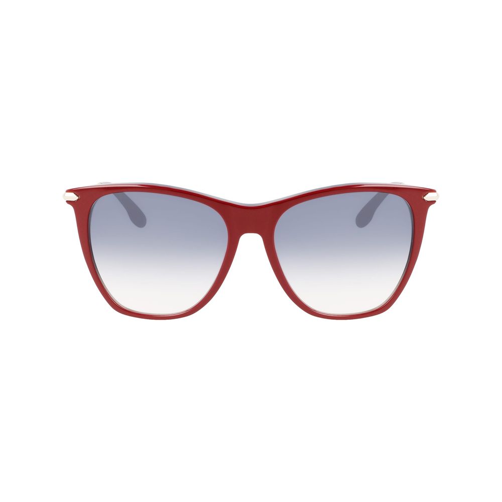 Indulge in the elegance of Victoria Beckham Burgundy Acetate Sunglasses, where luxurious craftsmanship meets sophisticated style, perfect for the discerning connoisseur.
