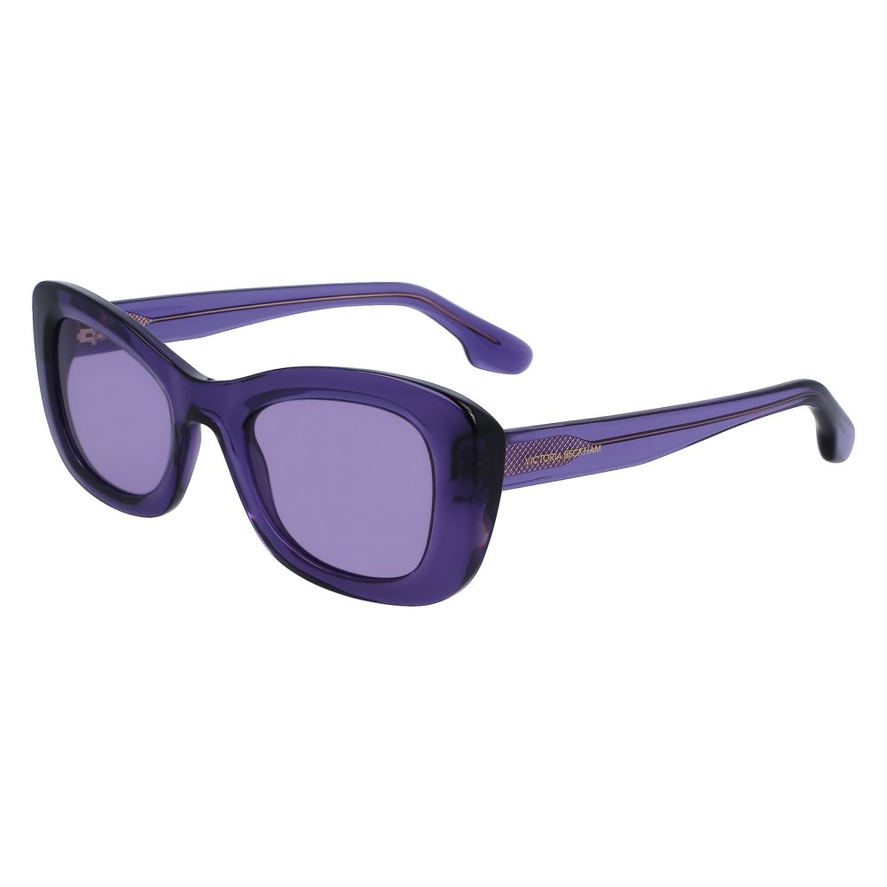 Elevate your style with Victoria Beckham Gray Acetate Sunglasses, a masterpiece of exquisite craftsmanship and timeless elegance, perfect for the discerning individual.