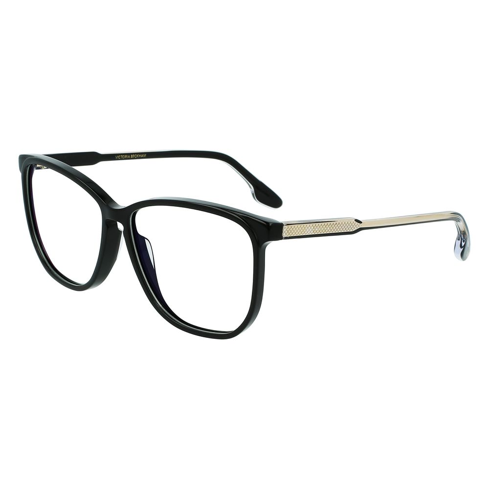 Experience the allure of Victoria Beckham Black Acetate Glasses, where exquisite craftsmanship meets timeless elegance, elevating your style with every glance.