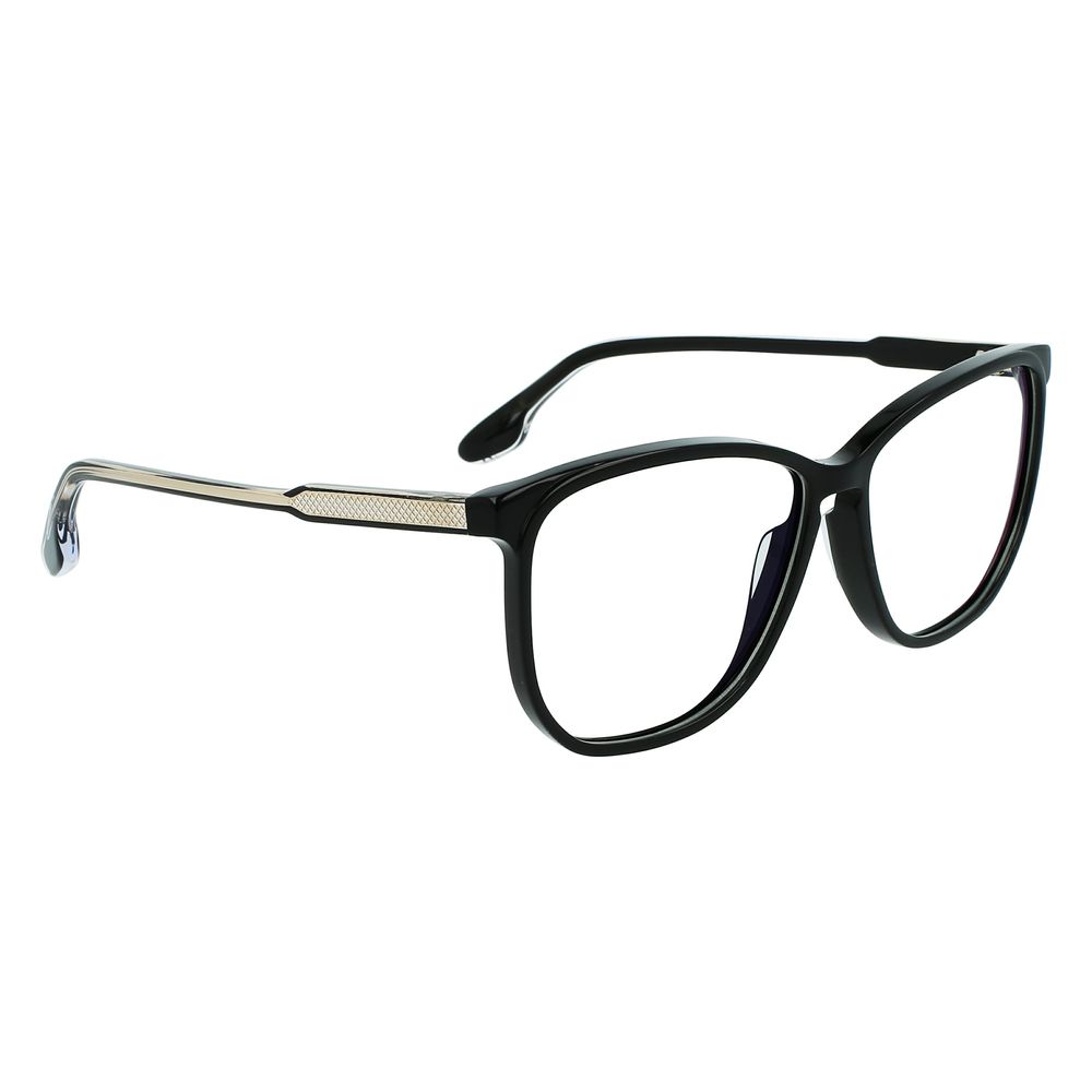 Experience the allure of Victoria Beckham Black Acetate Glasses, where exquisite craftsmanship meets timeless elegance, elevating your style with every glance.