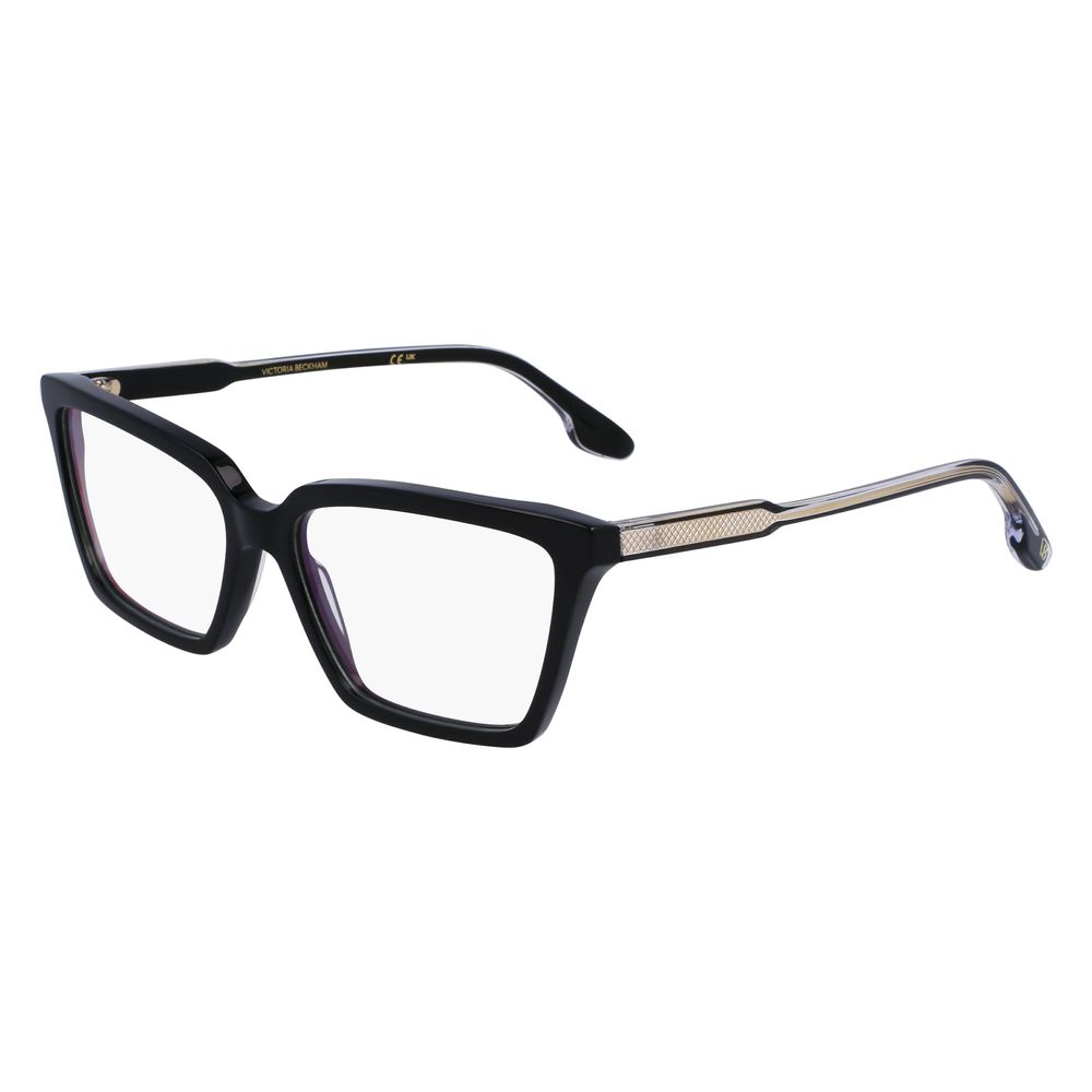 Elevate your elegance with Victoria Beckham Black Acetate Glasses, a timeless embodiment of luxurious craftsmanship and sophisticated allure for the discerning individual.