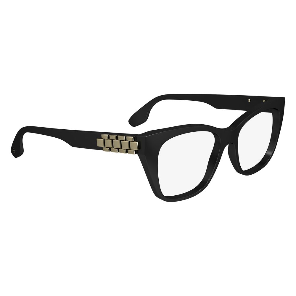 Experience the epitome of elegance with Victoria Beckham's Black Acetate Glasses, where unmatched craftsmanship meets timeless luxury for the discerning individual.