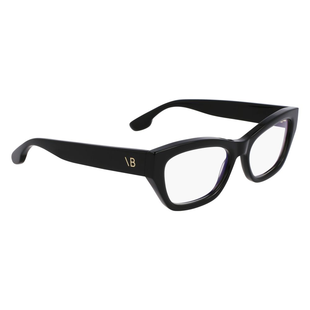 Experience the exquisite craftsmanship of Victoria Beckham Black Acetate Glasses, a timeless accessory that embodies luxury and sophistication for the discerning individual.