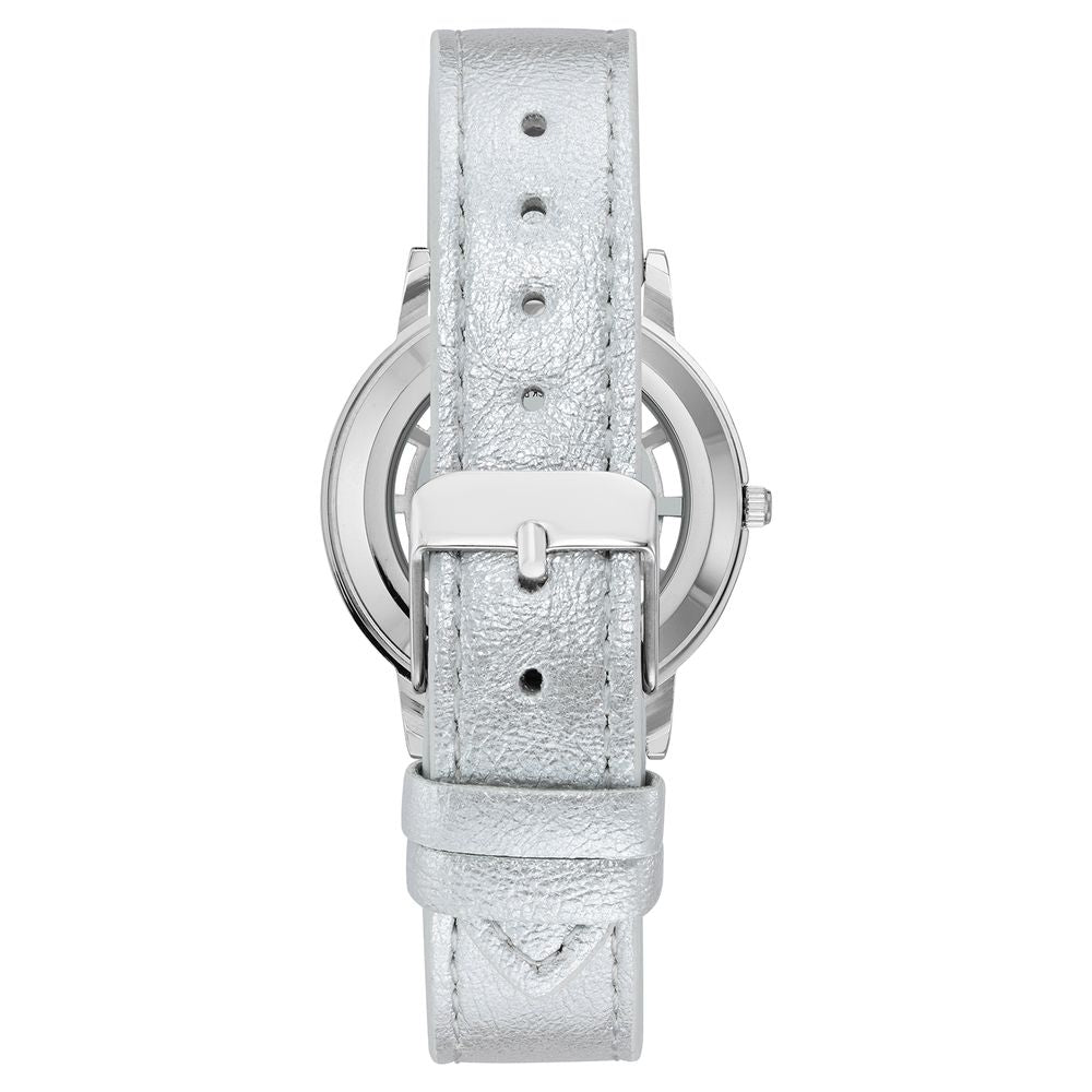 Discover the Juicy Couture Silver Plastic Dress Watch, a masterpiece of exquisite craftsmanship and timeless elegance, perfect for elevating your sophisticated style.