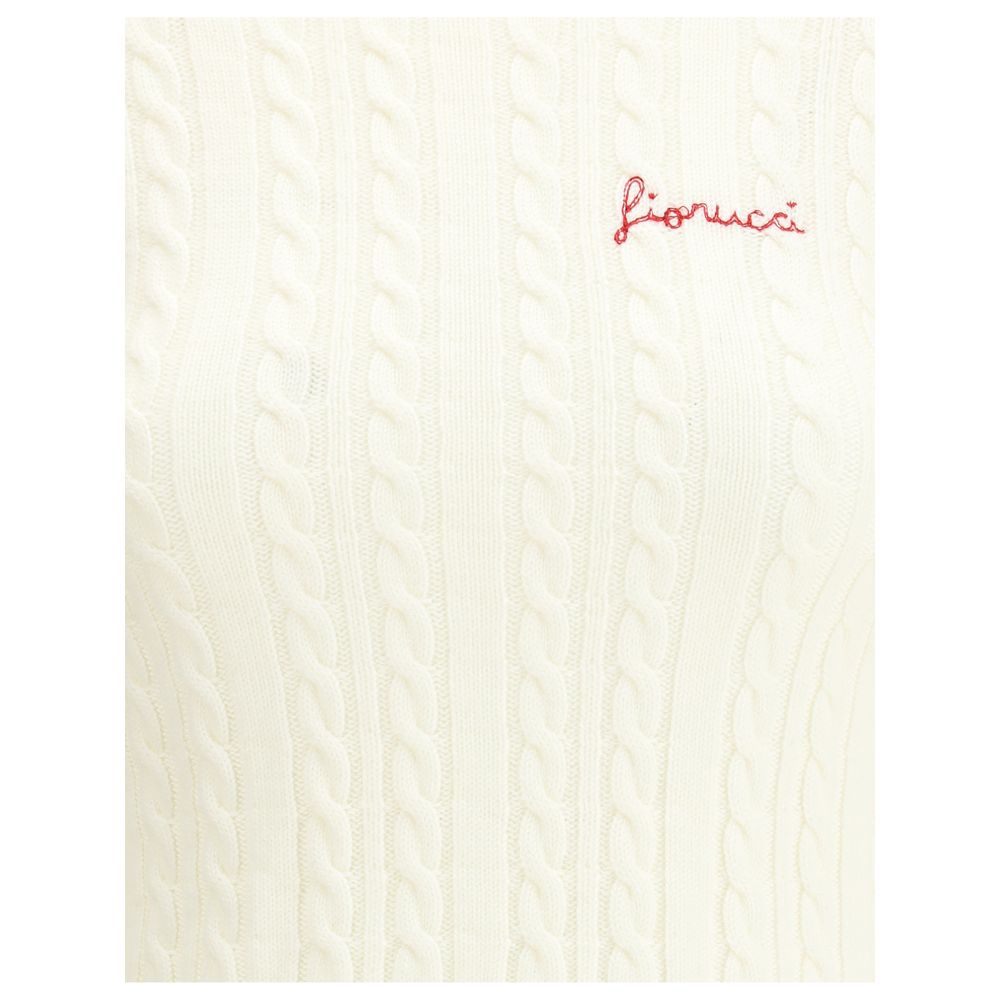 Fiorucci Cream Merino Wool Sweatshirt