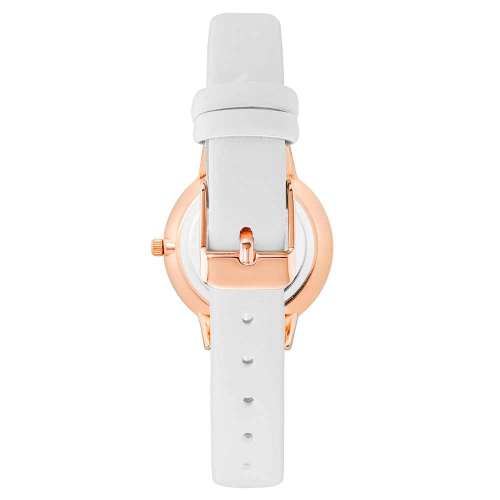 Discover the Juicy Couture White Plastic Dress Watch, a timeless blend of exquisite craftsmanship and elegant design, perfect for elevating your sophisticated style.