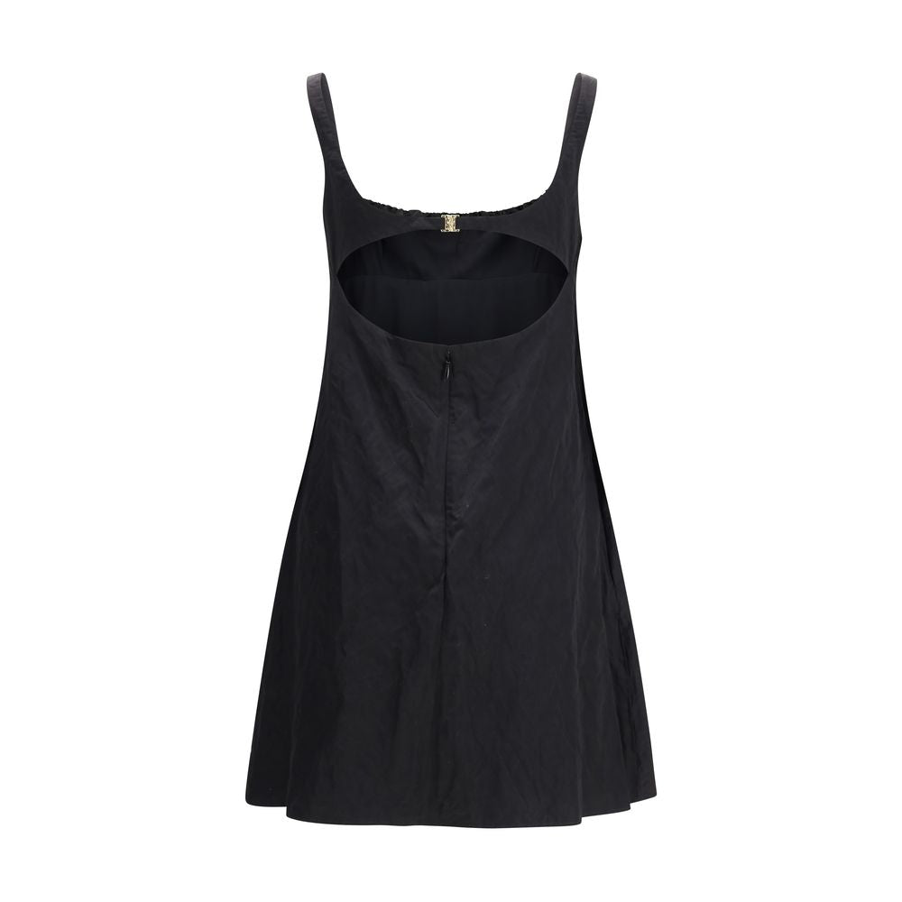 Chloé Black Cotton Casual Dress - Exquisite Elegance for Every Occasion