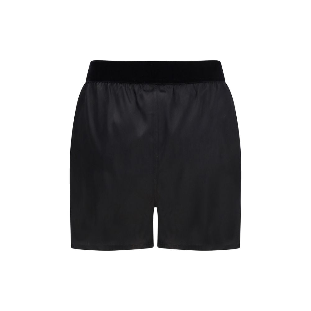 Tom Ford Black Silk Bermuda Shorts - Luxurious Elegance for All
