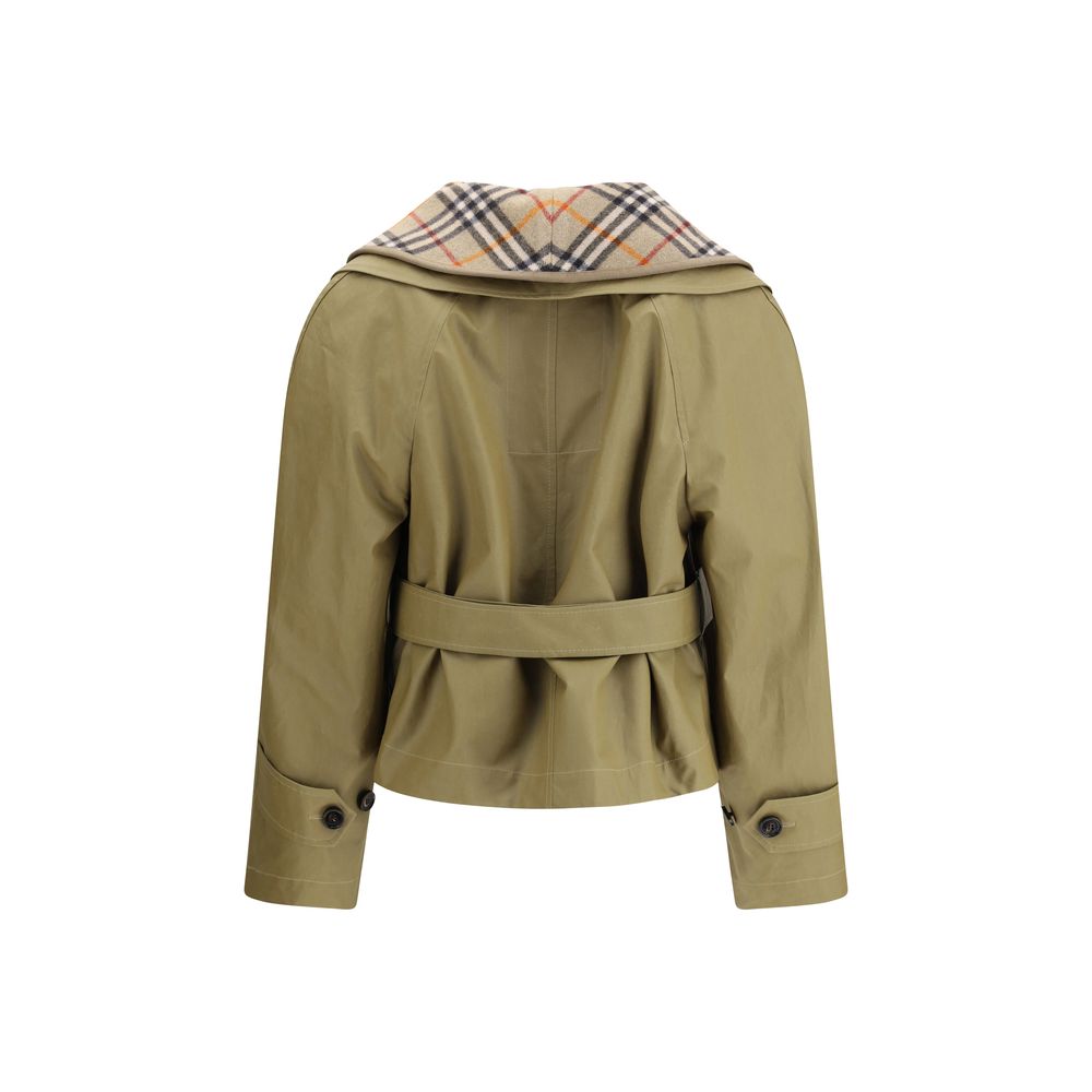 Burberry Cropped Cotton Jacket – Artisanal Luxury Fashion