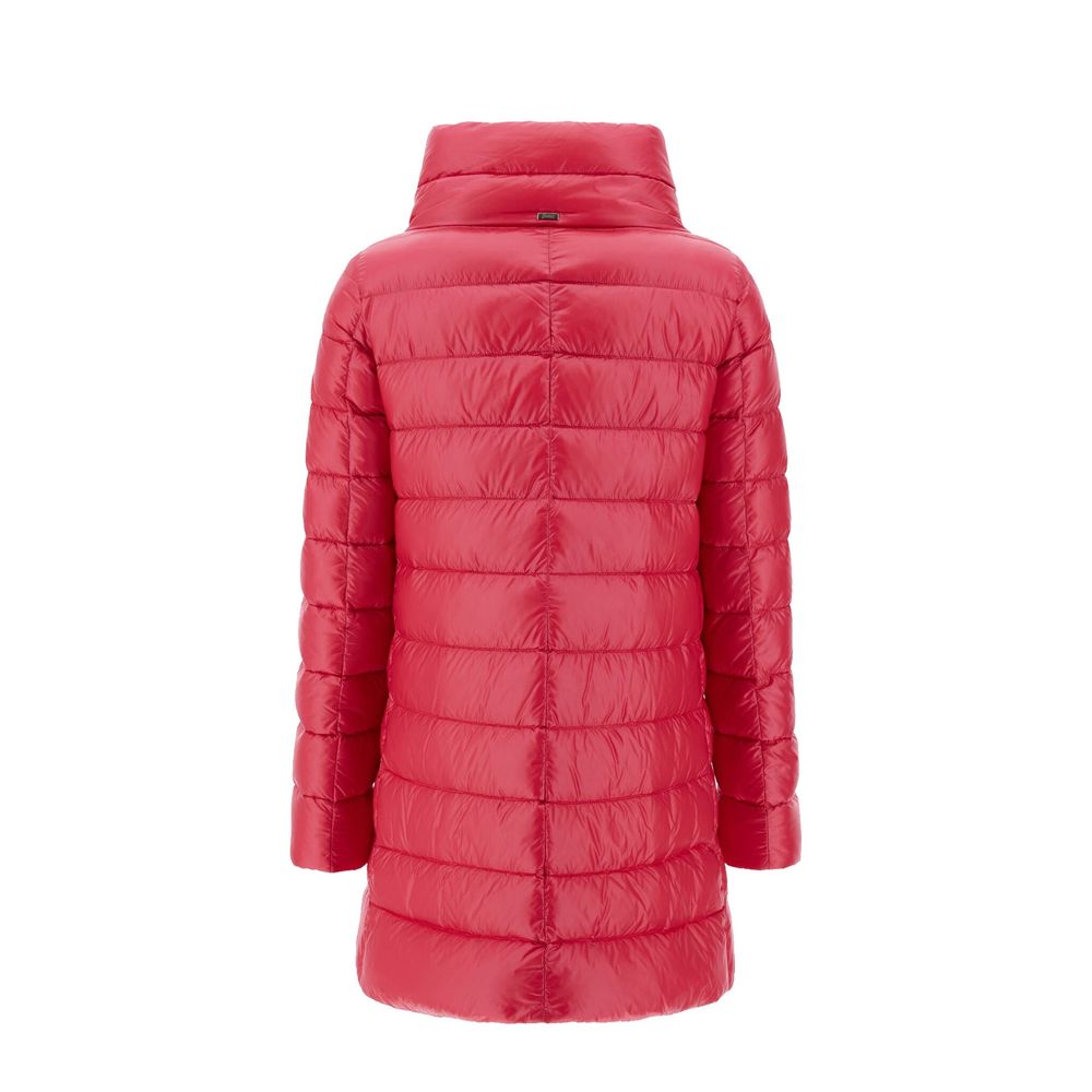 Indulge in the exquisite Herno Multicolor Polyamide Coat, crafted from luxurious materials and designed for those who appreciate unparalleled elegance and sophistication.