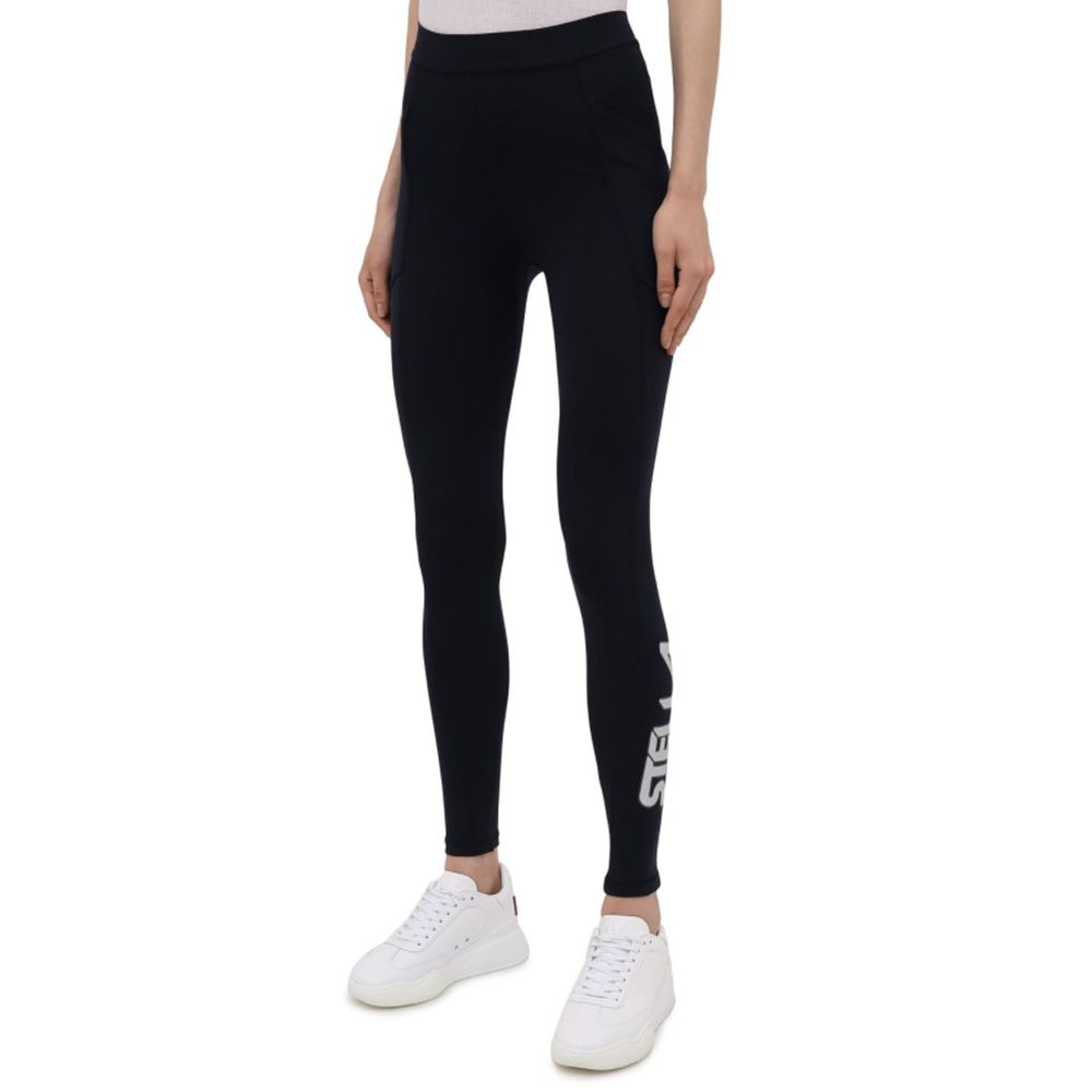 Elevate your wardrobe with the Stella McCartney Blue Polyamide Athletic Pants, where exquisite Italian craftsmanship meets luxurious comfort for a sophisticated lifestyle.