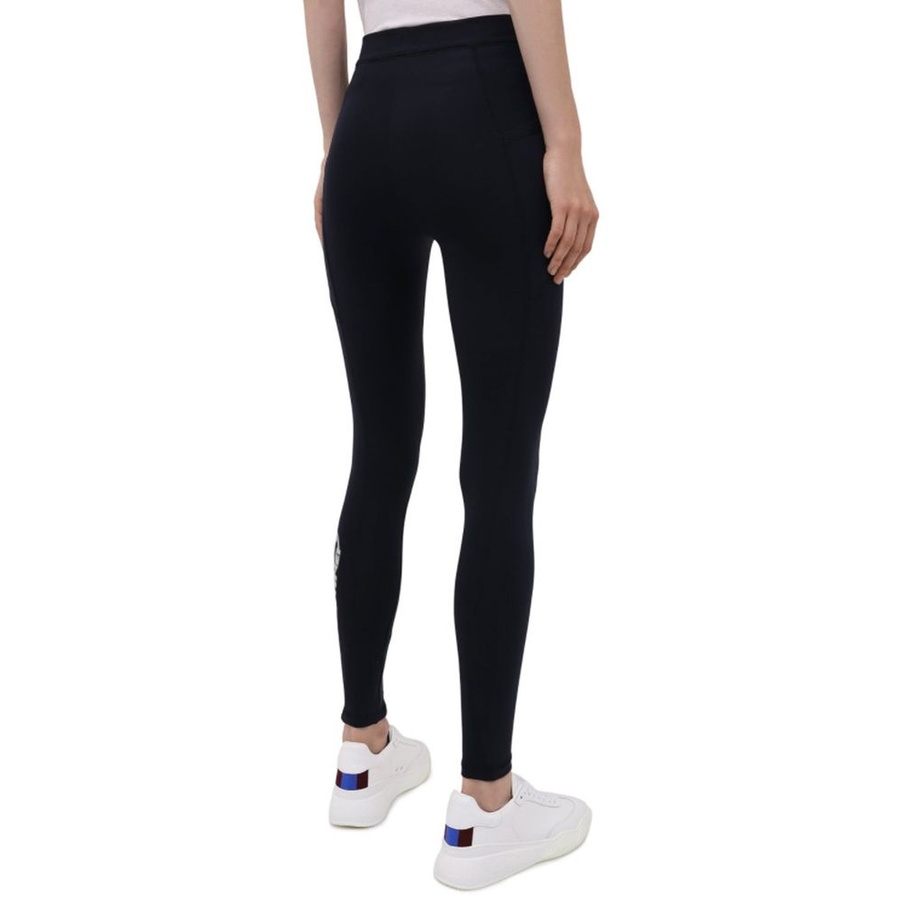Experience the exquisite allure of Stella McCartney's Blue Polyamide Athletic Pants, where luxurious Italian craftsmanship meets a flattering silhouette for effortless elegance.