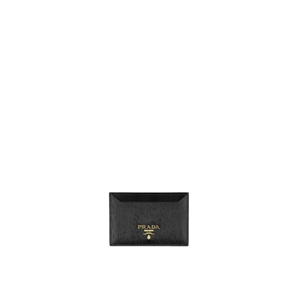 Prada Black Calfskin Wallet