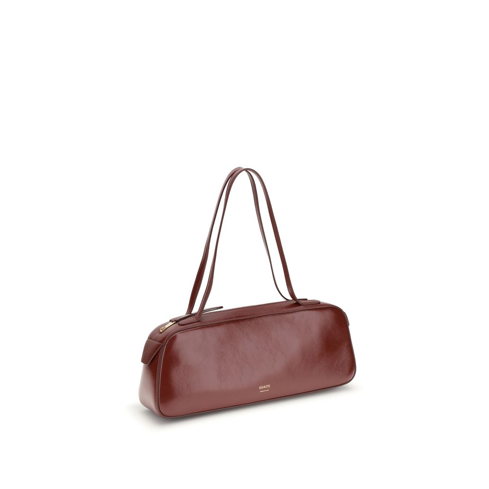 Elevate your style with the Khaite Multicolor Calf Leather Bos Taurus Shoulder Bag, a testament to exquisite craftsmanship and timeless elegance.
