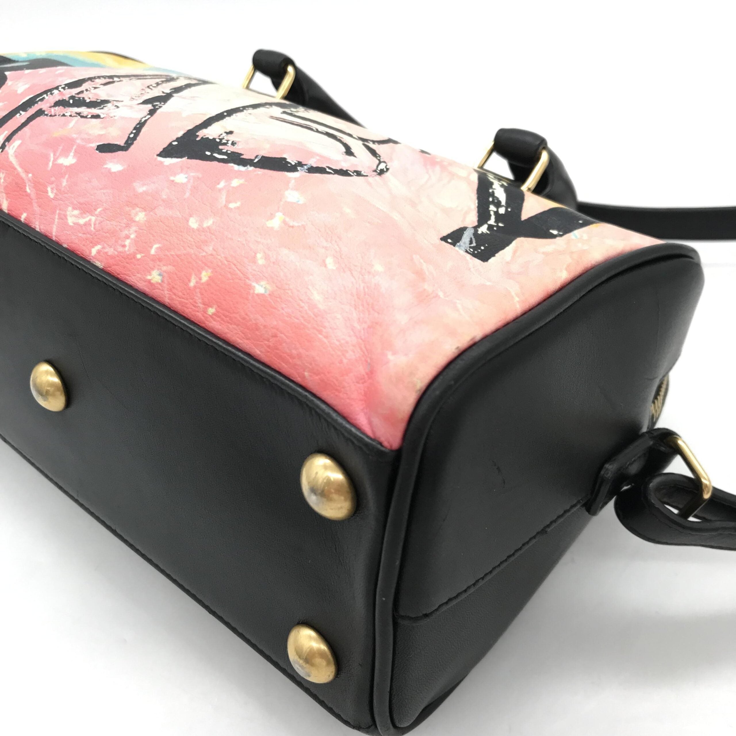 Saint Laurent Baby Duffle Colorful Printed Leather Bag
