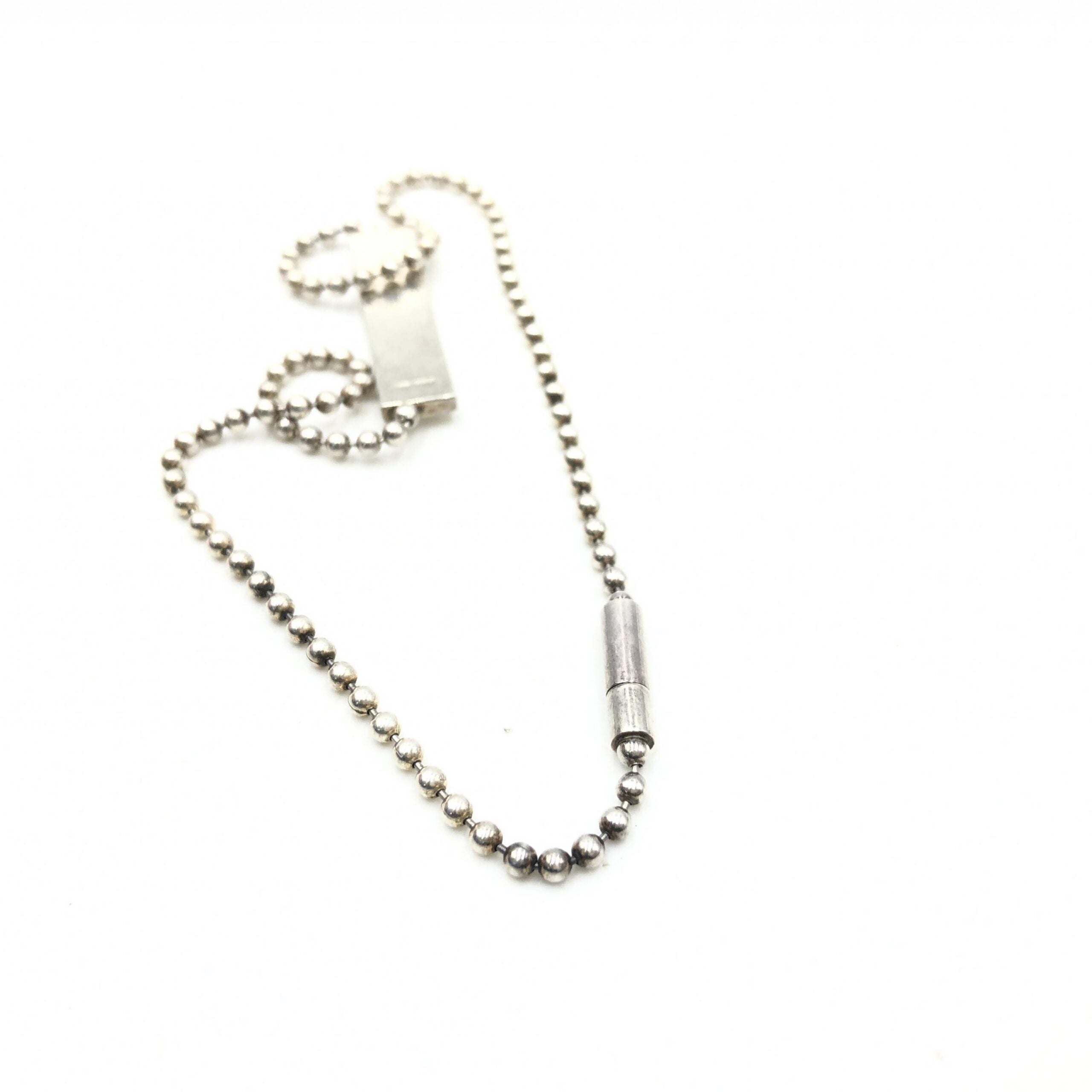 Gucci Ball Chain Bracelet, Silver 925