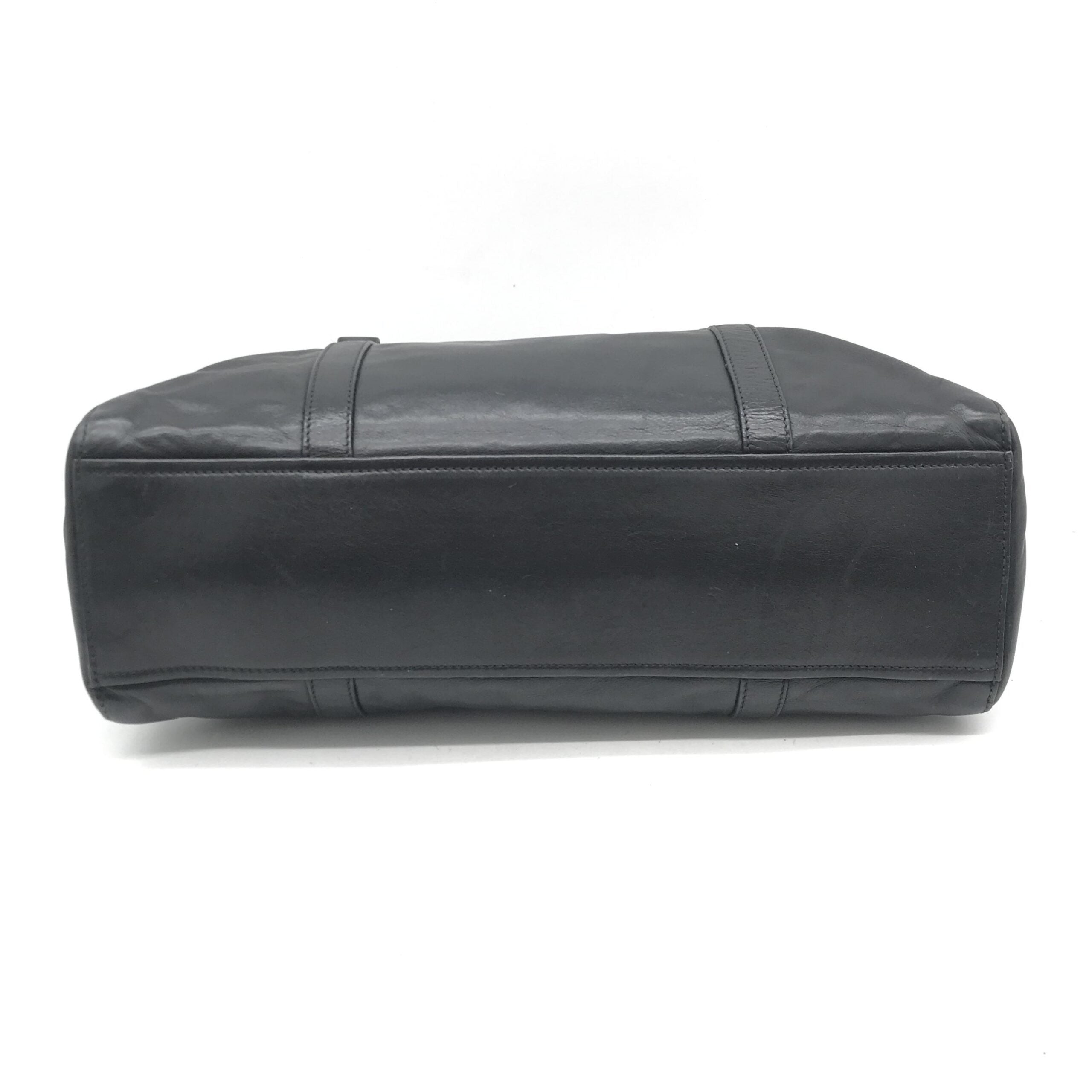 Prada Black Leather Shoulder Handbag