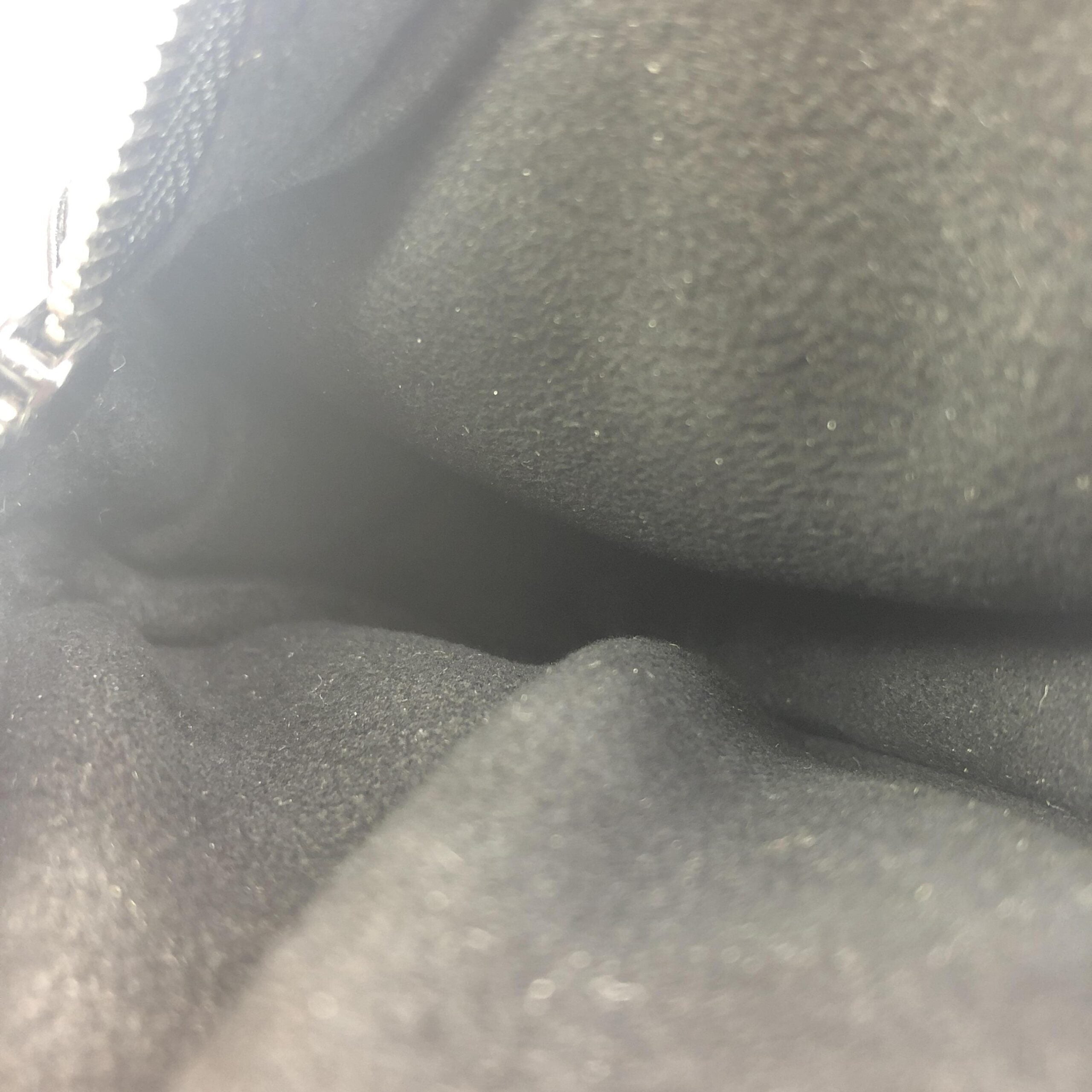 Louis Vuitton Black Leather Zippered Carrying Case