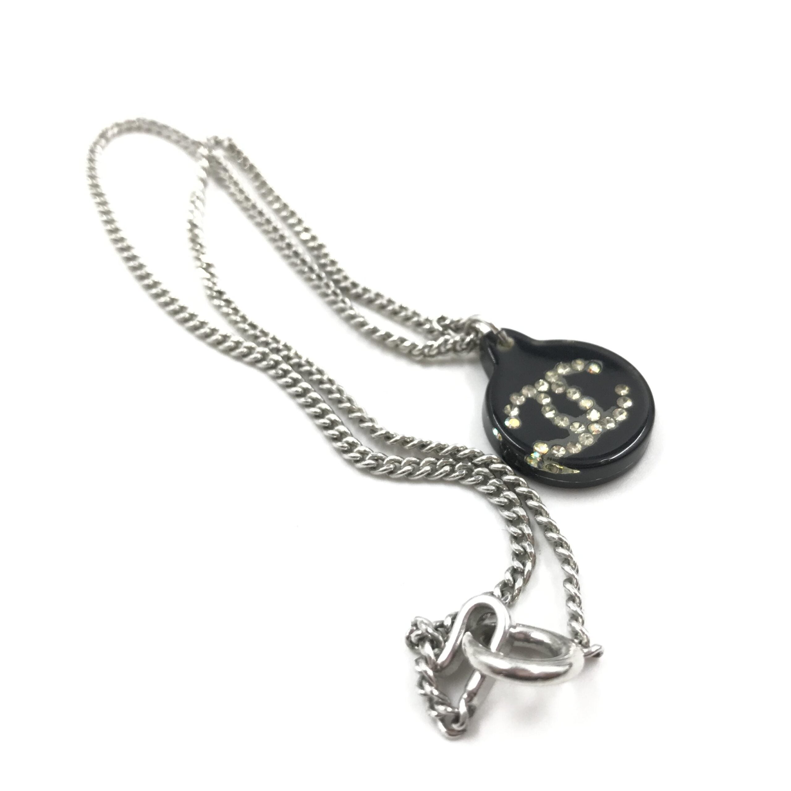 Chanel Coco Mark Rhinestone Necklace