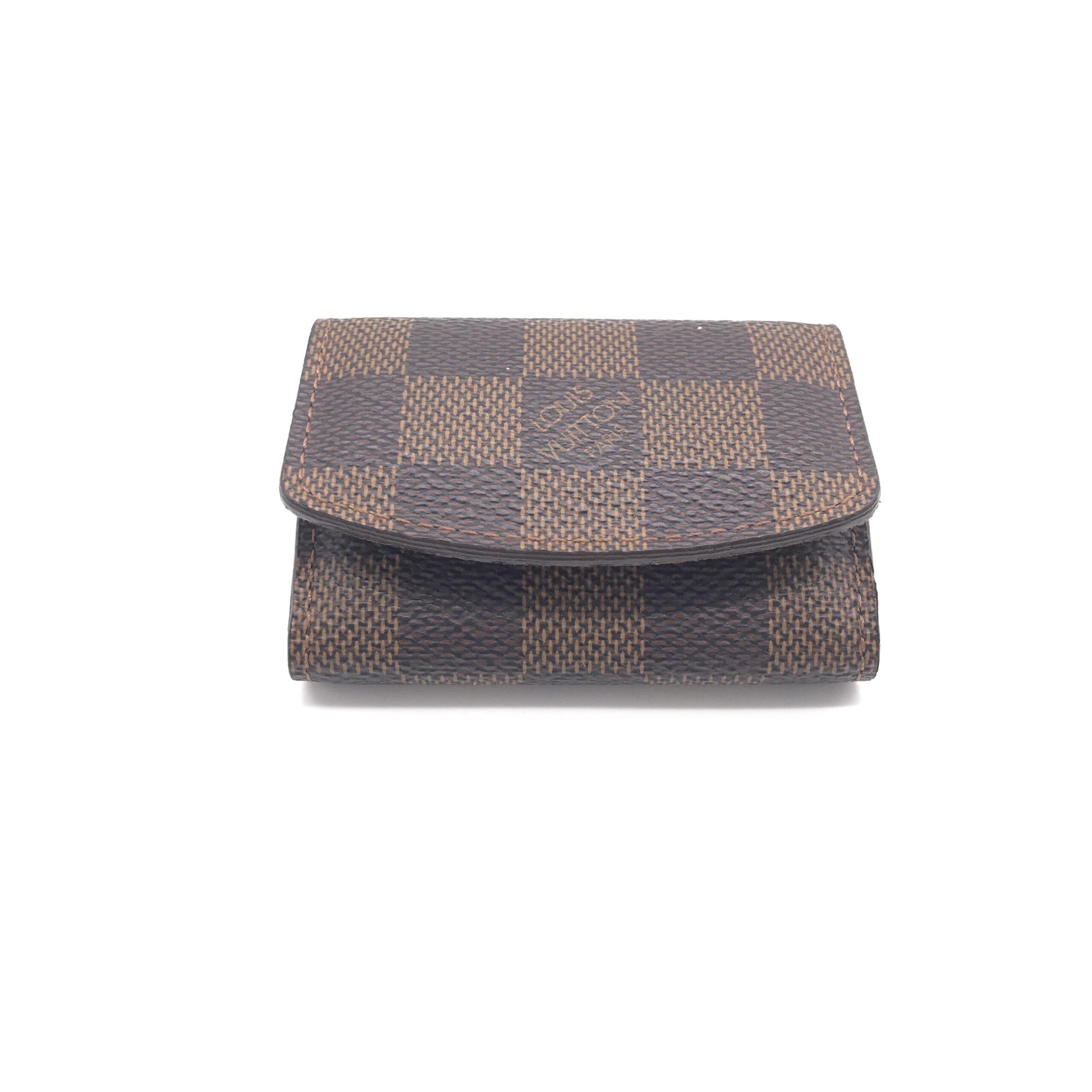 Louis Vuitton Damier Cufflinks Case With Flap