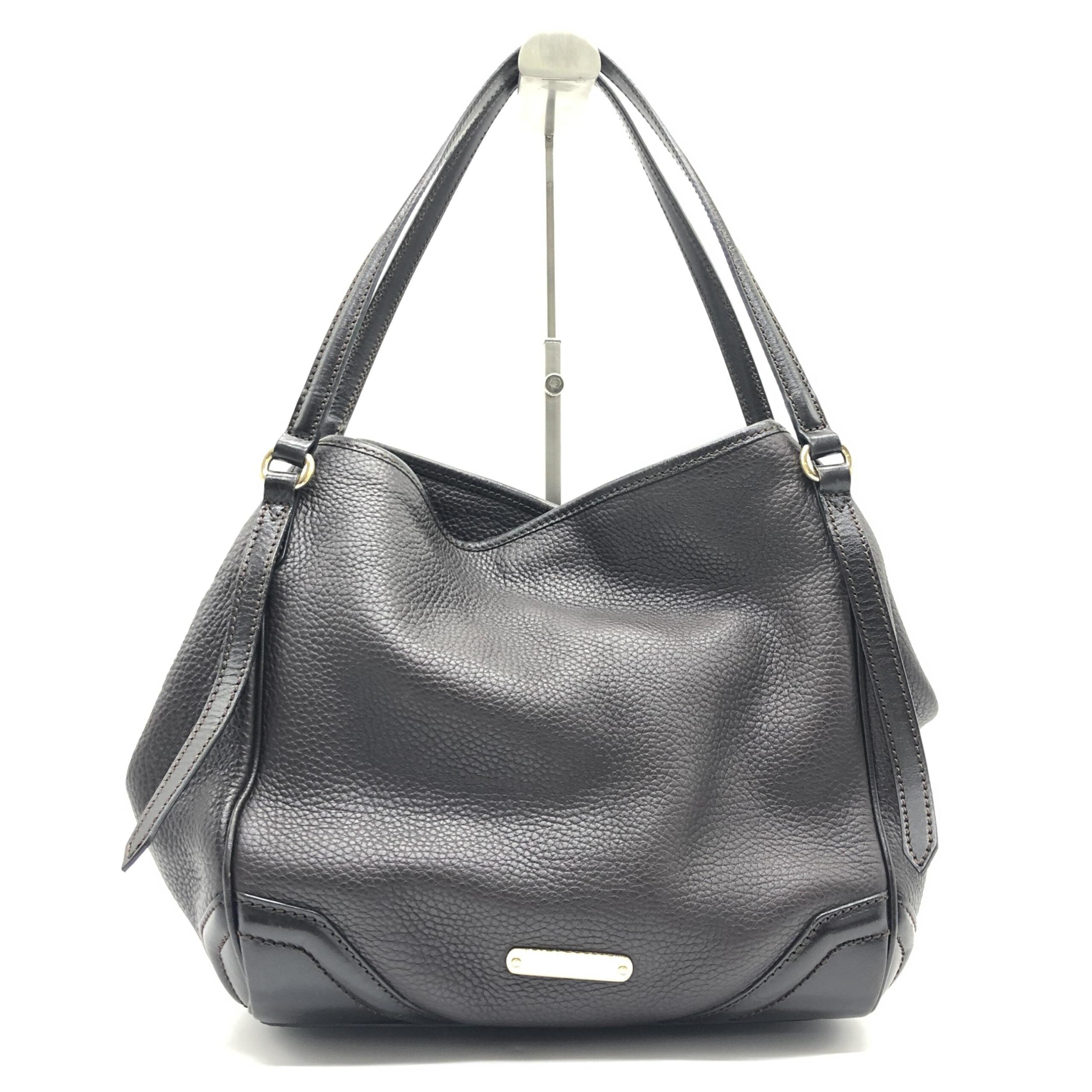 Burberry Dark Leather Tote