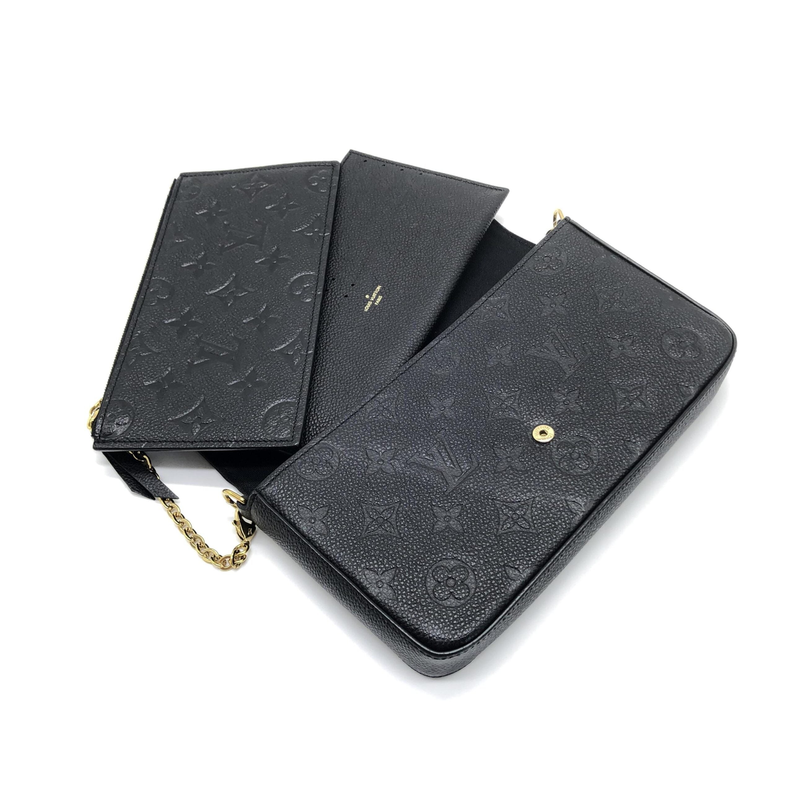 Louis Vuitton FéLicie Pochette Leather Crossbody Bag