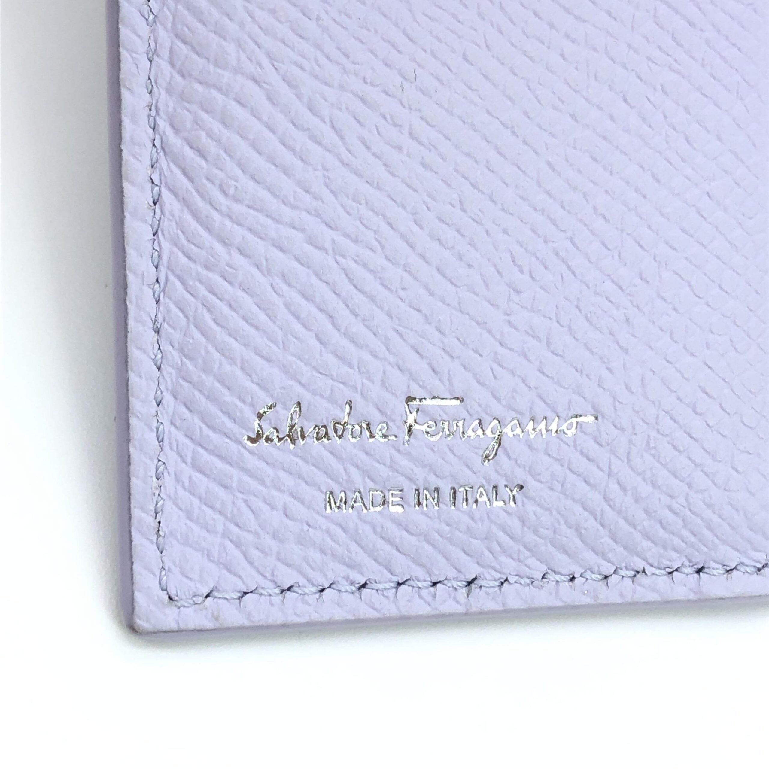 Salvatore Ferragamo Gancini Leather Compact Wallet