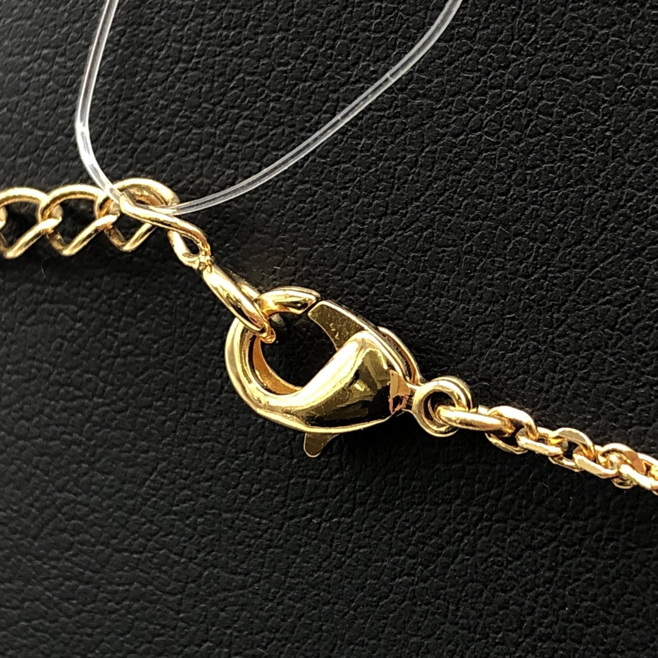 Salvatore Ferragamo Gold Gancini Crystals Pendant Necklace