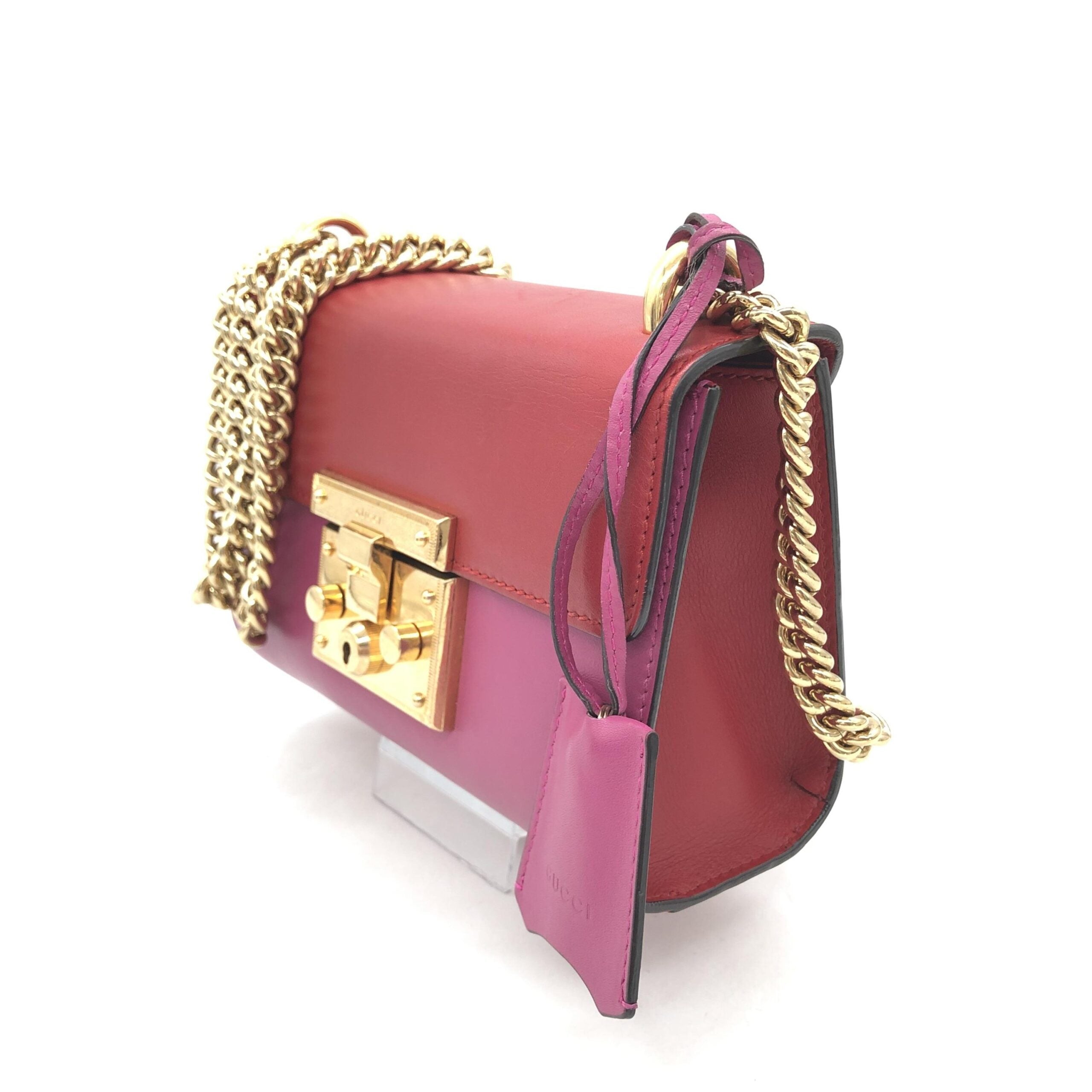 Gucci Padlock Crossbody Shoulder Bag In Pink