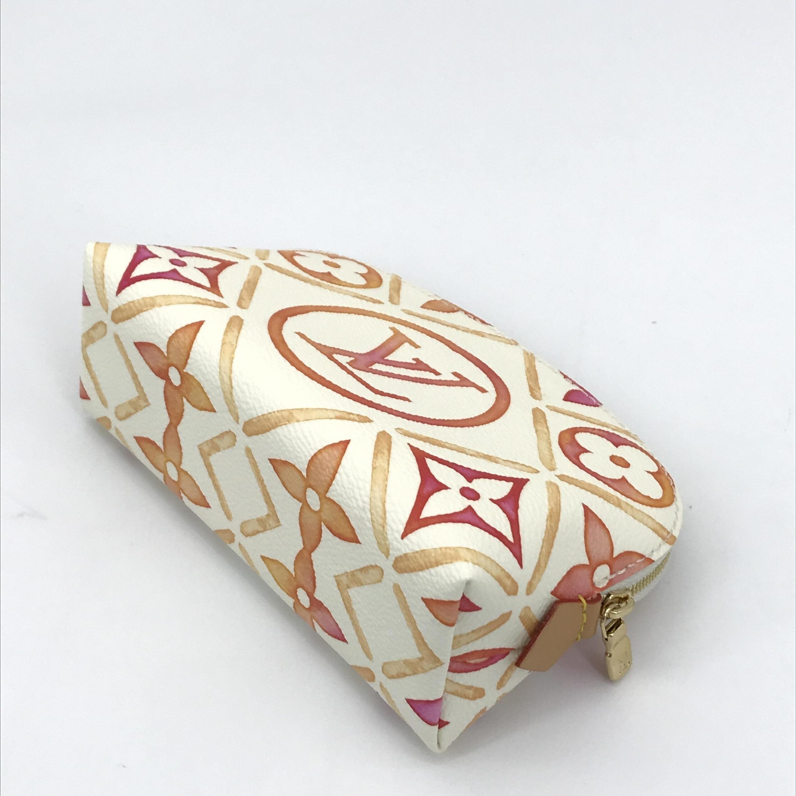 Louis Vuitton Pochette CosméTique PM, Monogram Canvas, Coral