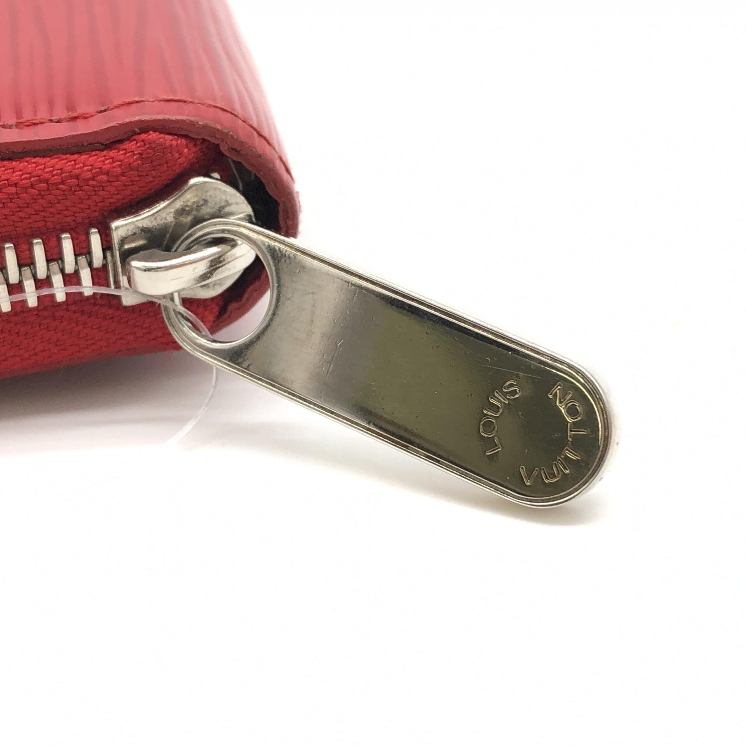 Louis Vuitton Red Epi Leather Zippy Wallet