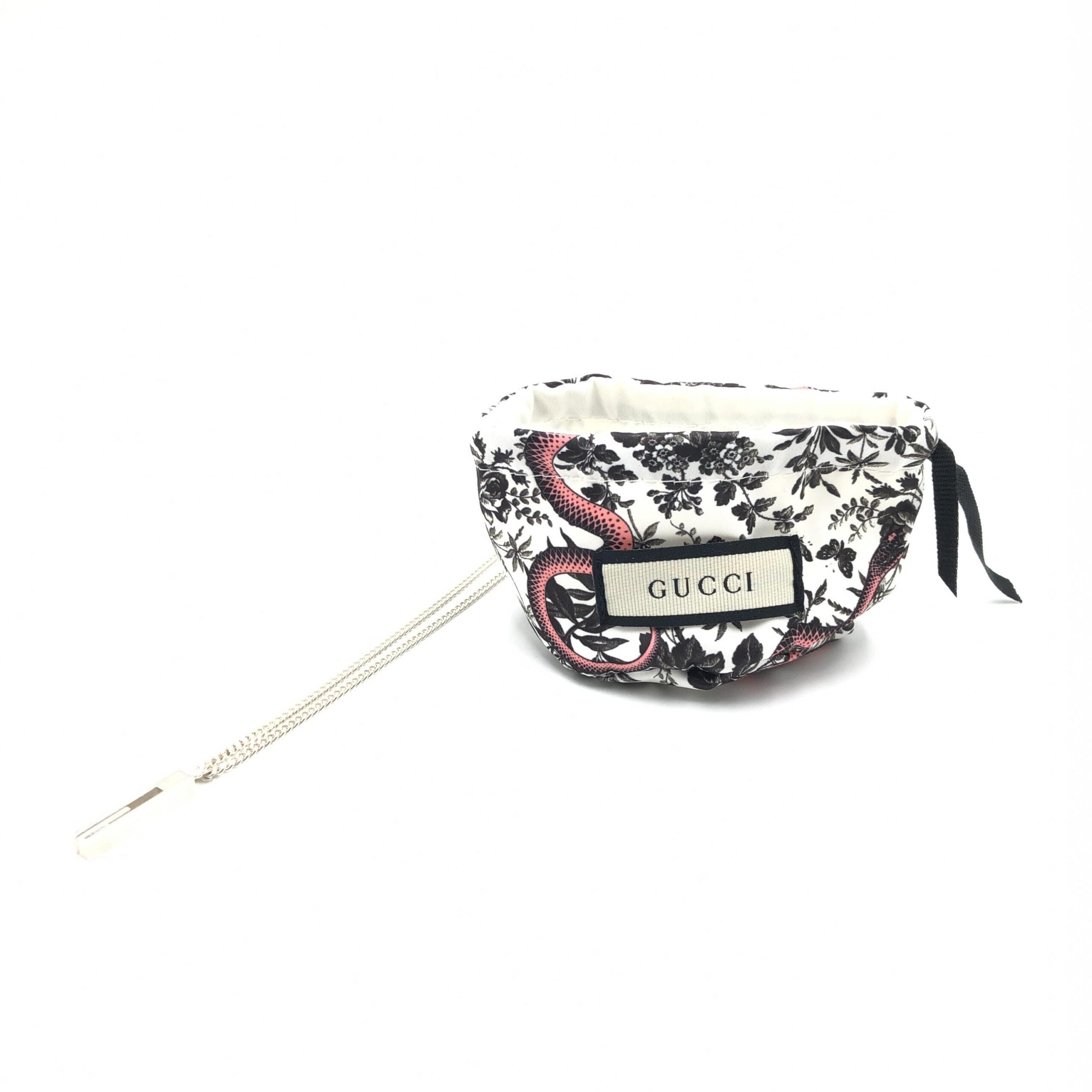 Gucci Sterling Silver G Bar Pendant Necklace