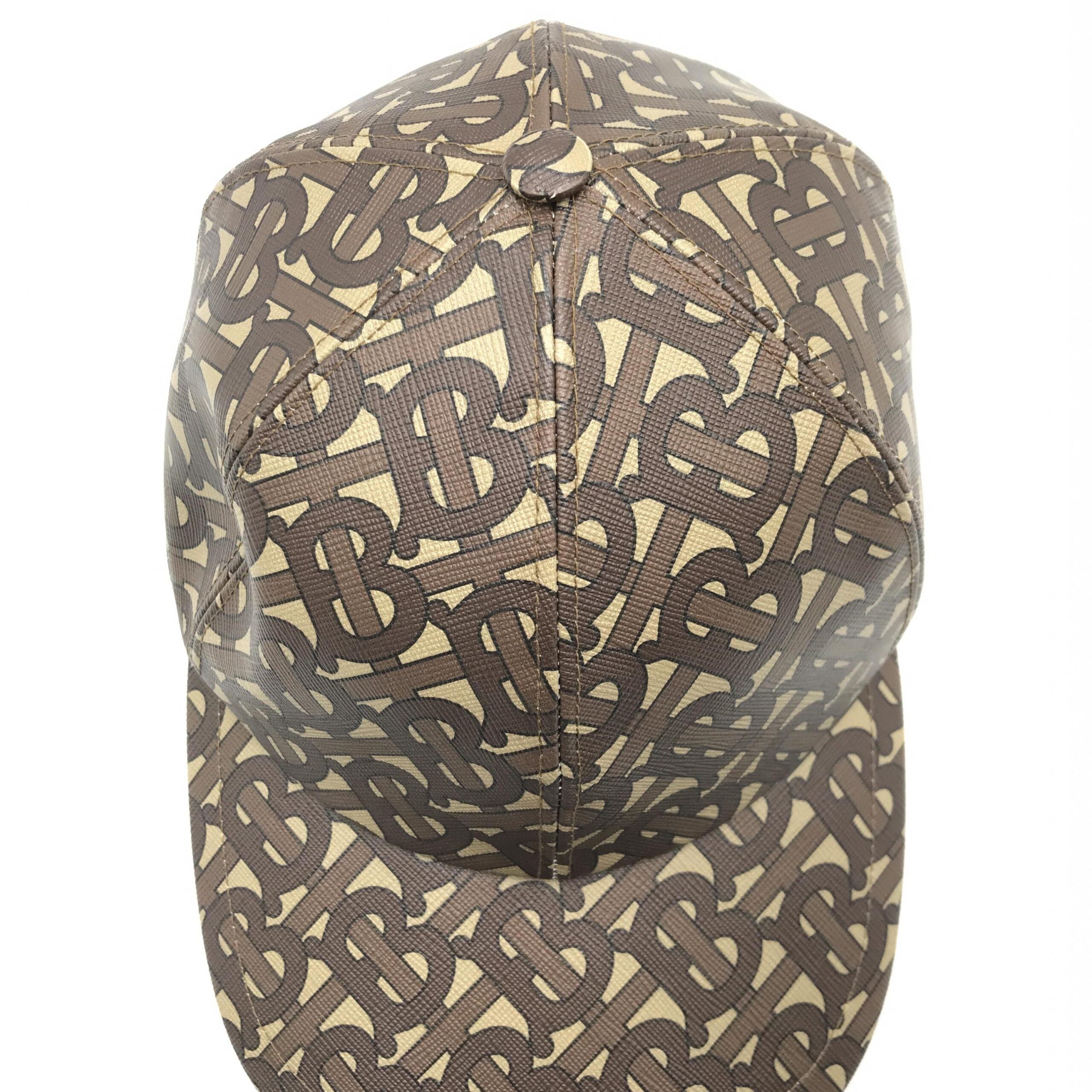 Burberry TB Monogram Baseball Cap In Brown